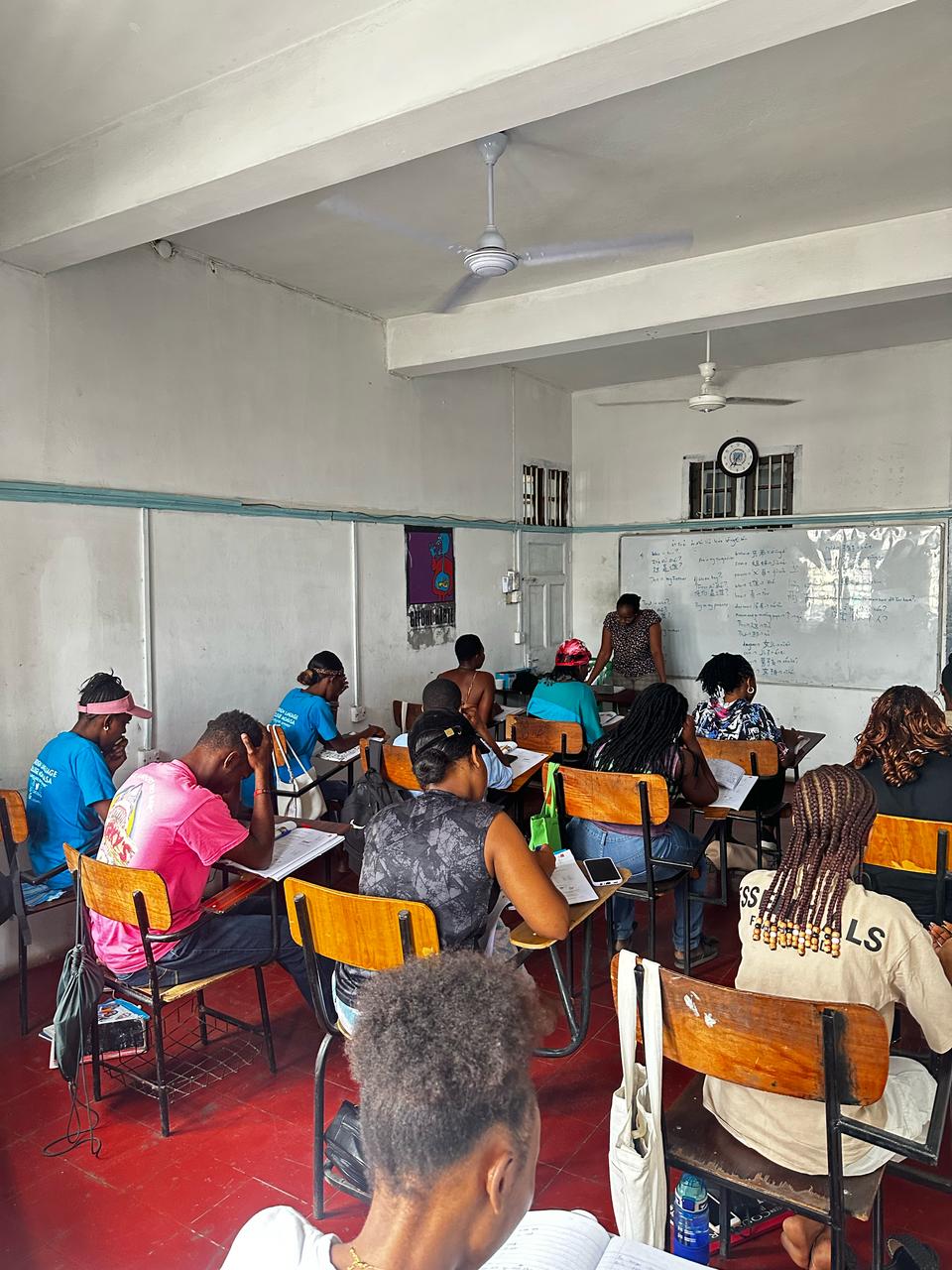 Active learning environment at Foreign Language College Mombasa